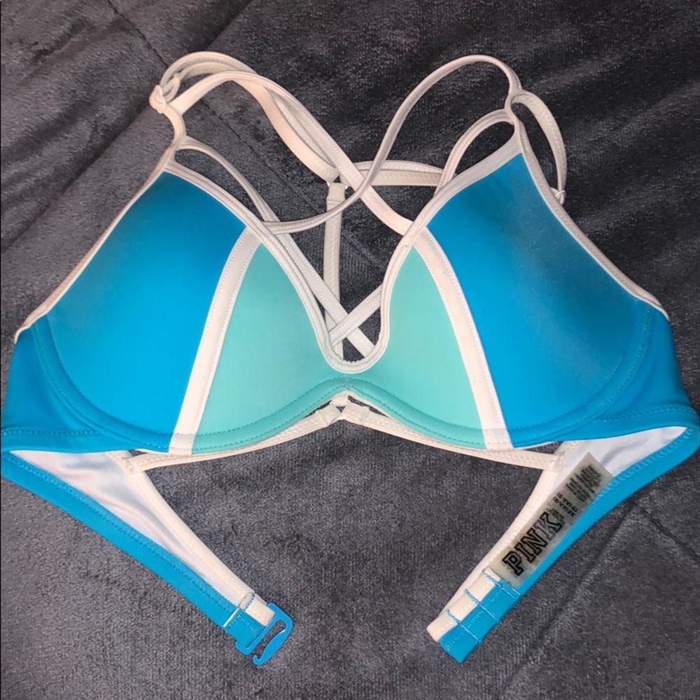 PINK bathing suit top